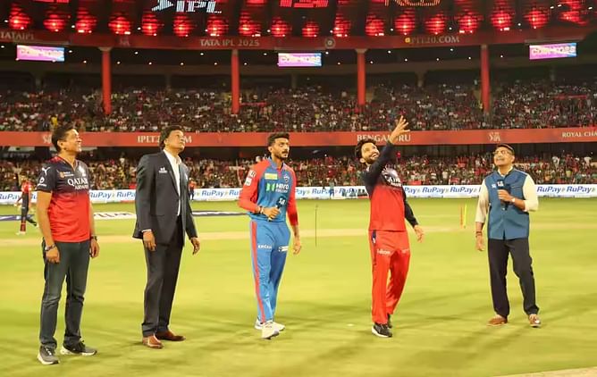 DC vs RCB, IPL 2025: Toss result and playing 11s for today’s match, umpires list and pitch report
