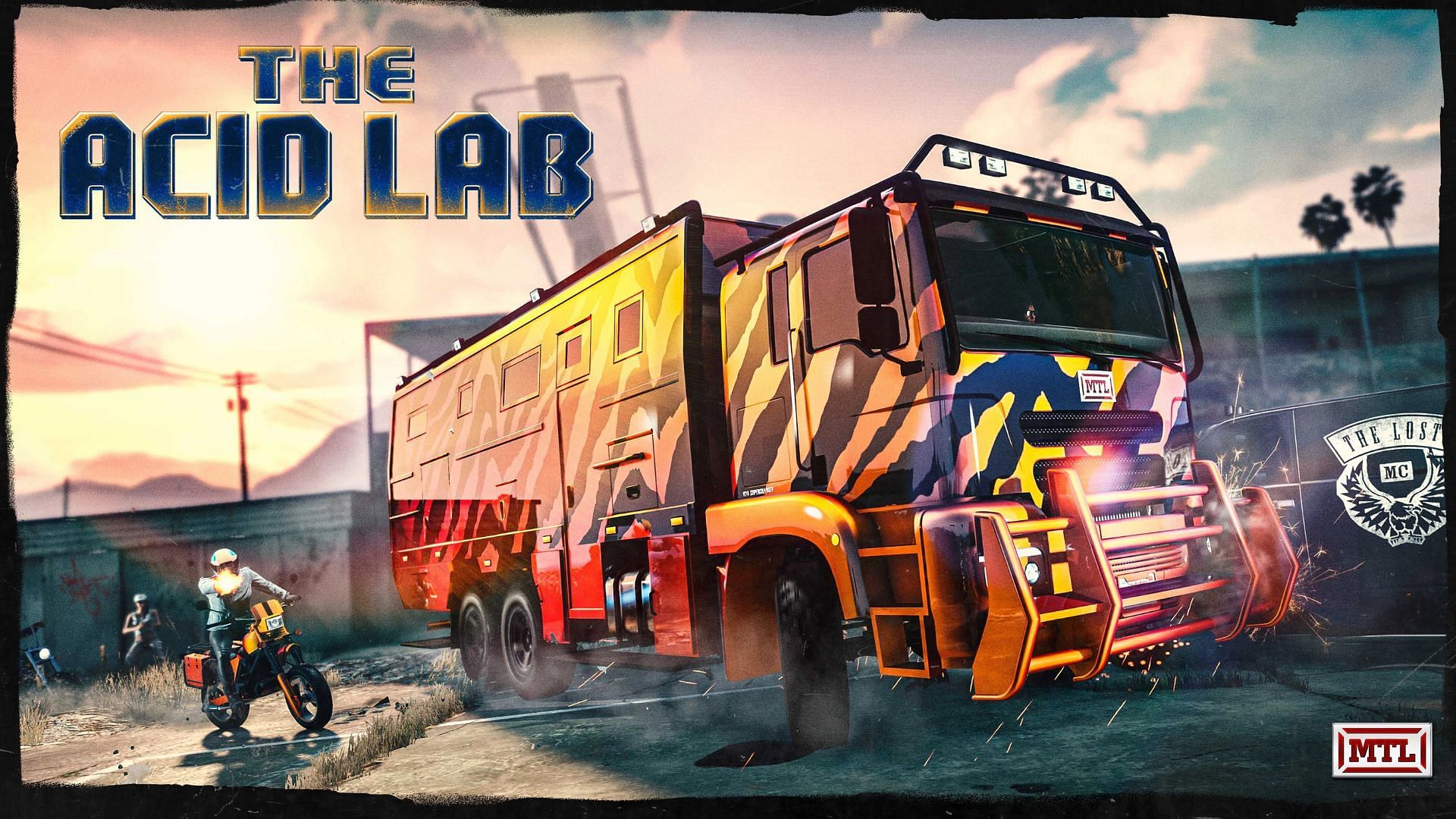 A promotional picture of the Acid Lab in GTA 5 Onlline (Image via Rockstar Games)