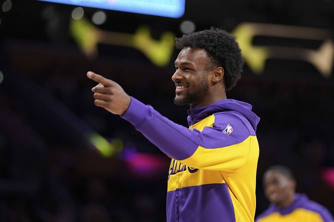 Bronny James’ girlfriend’s dad drops 1-word reaction after Gilbert Arenas' wife Melli Monaco nails viral couple challenge