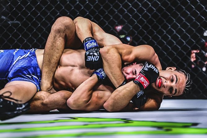 WATCH: Kade Ruotolo captures a hat trick of MMA wins in dominant submission finish in Qatar