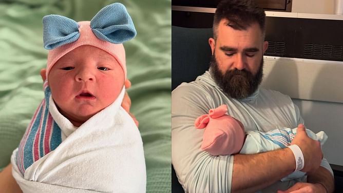 PICS: Jason Kelce's wife Kylie announces arrival of 4th baby "Finn" in adorable Instagram post