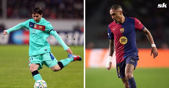 Raphinha matches Lionel Messi's UCL record as he stars in Barcelona's 4-0 win over Borussia Dortmund