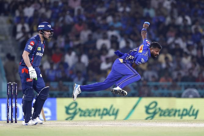 Abhishek Sharma's luck runs out as he perishes to a good low catch off Hardik Pandya's bowling in MI vs SRH IPL 2025 match [Watch]