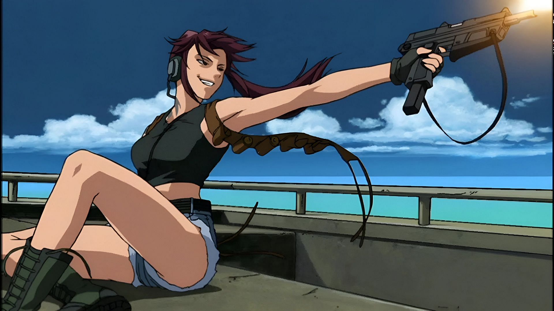 One of the anime characters who aren&#039;t Japanese, Rebecca Lee (Image via Madhouse)