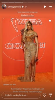 Instagram story via Kayla Nicole (Credit: Instagram Story @iamkaylanicole)