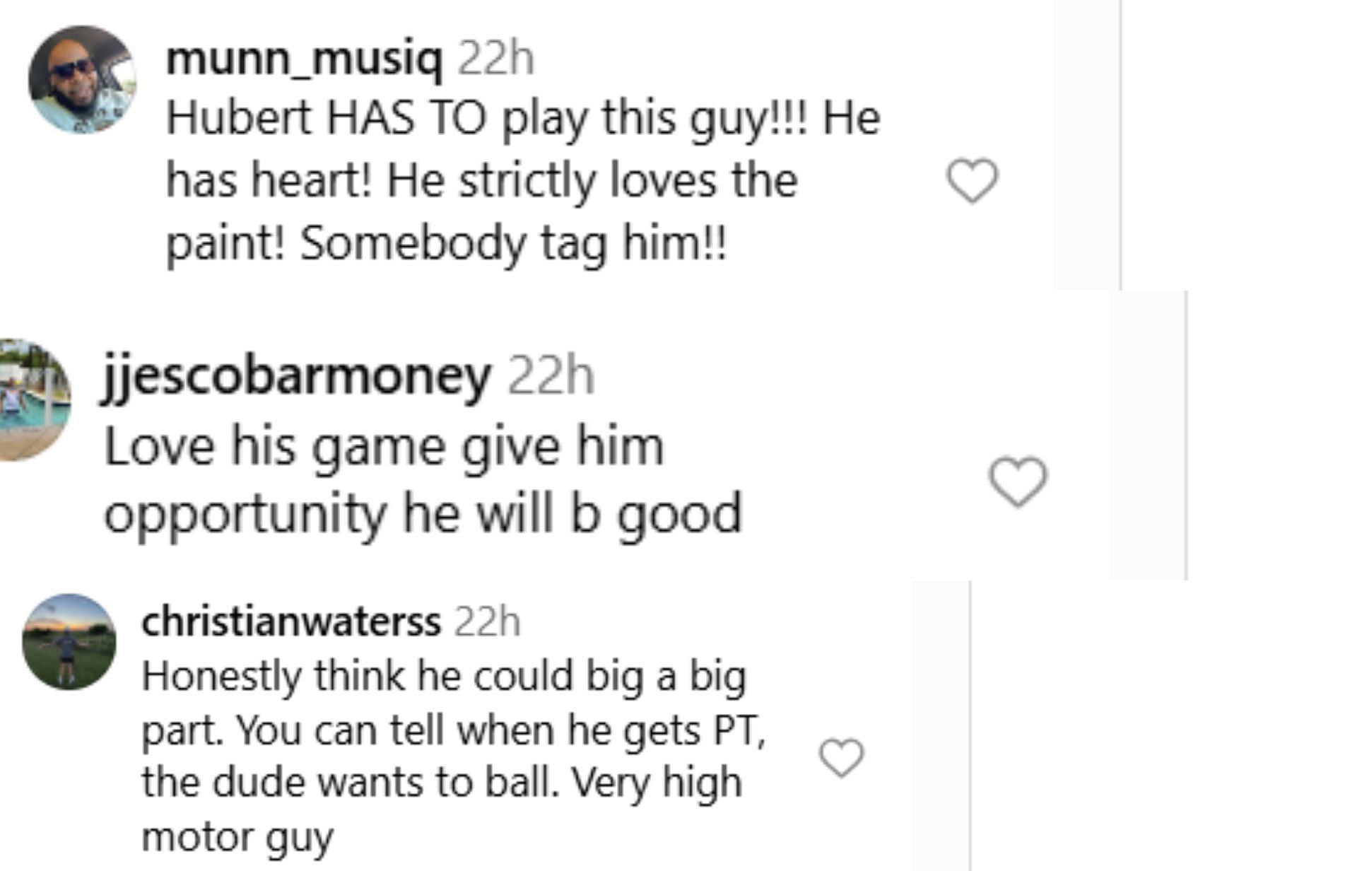 College hoops fans adamant for 6&rsquo;10 sophomore&rsquo;s success with UNC. Credit: IG/@tarheelreports