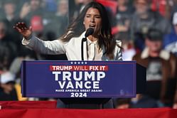 Danica Patrick reacts to a clip from American journalist Tucker Carlson's podcast