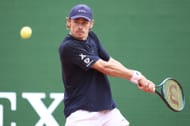 Alex De Minaur of Australia returns a shot during the semi final match between Lorenzo Musetti of Italy and Alex De Minaur of Australia during Day Seven of the Rolex Monte-Carlo Masters. Source: Getty