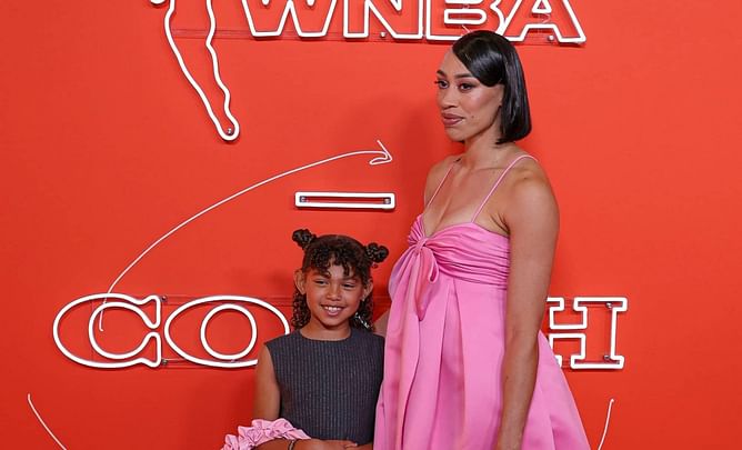 "She looked at me like I was crazy": LA Sparks' Dearica Hamby shares heartwarming full circle moment over daughter's football practice