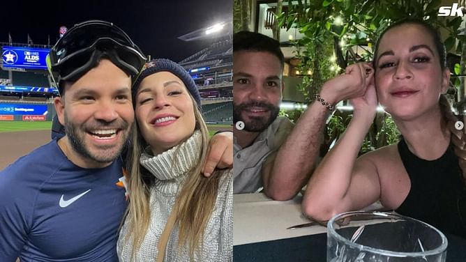 Jose Altuve's wife Nina brings the energy in No. 27 as she cheers on her man