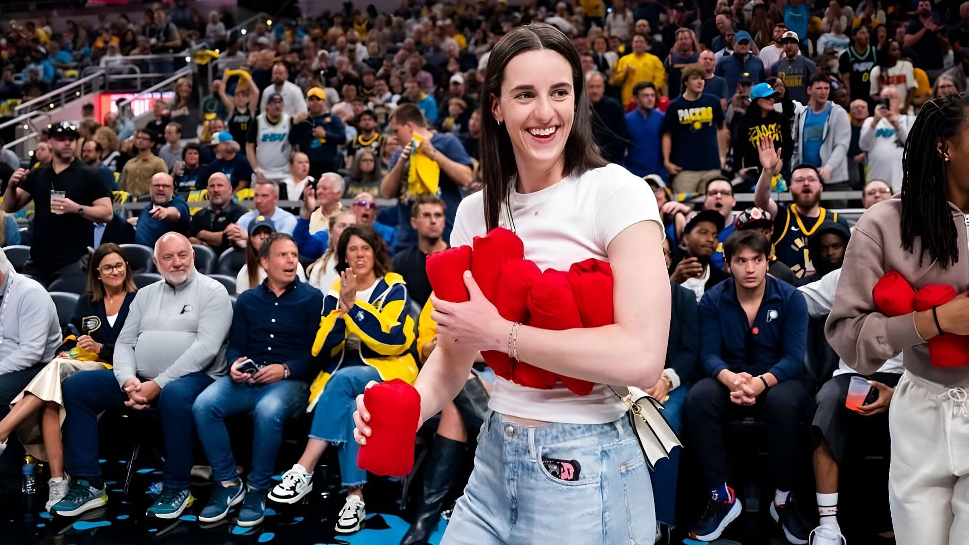 Caitlin Clark. Credits: Instagram (@indianafever, @pacers, @wnba, @nba)