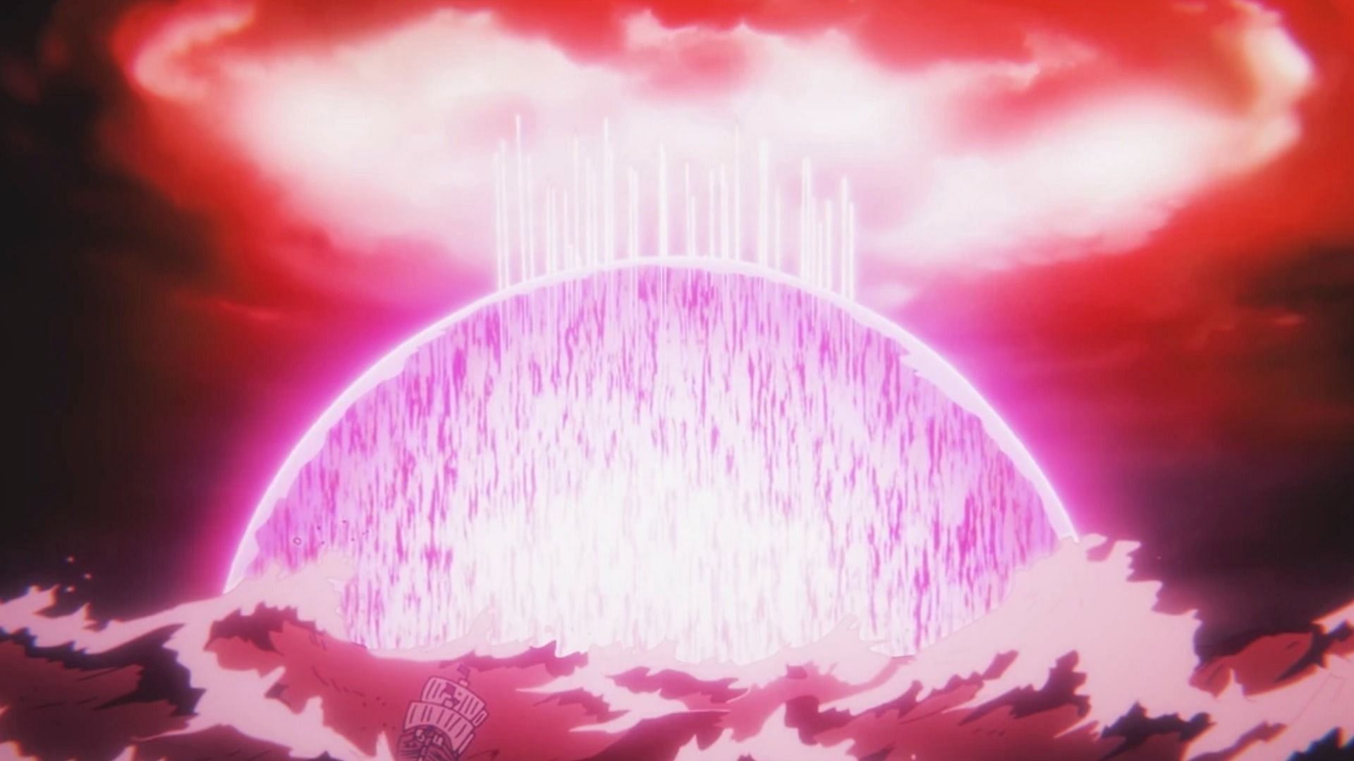 Mother Flame destroyed Lulusia Kingdom in One Piece (Image via Toei Animation)