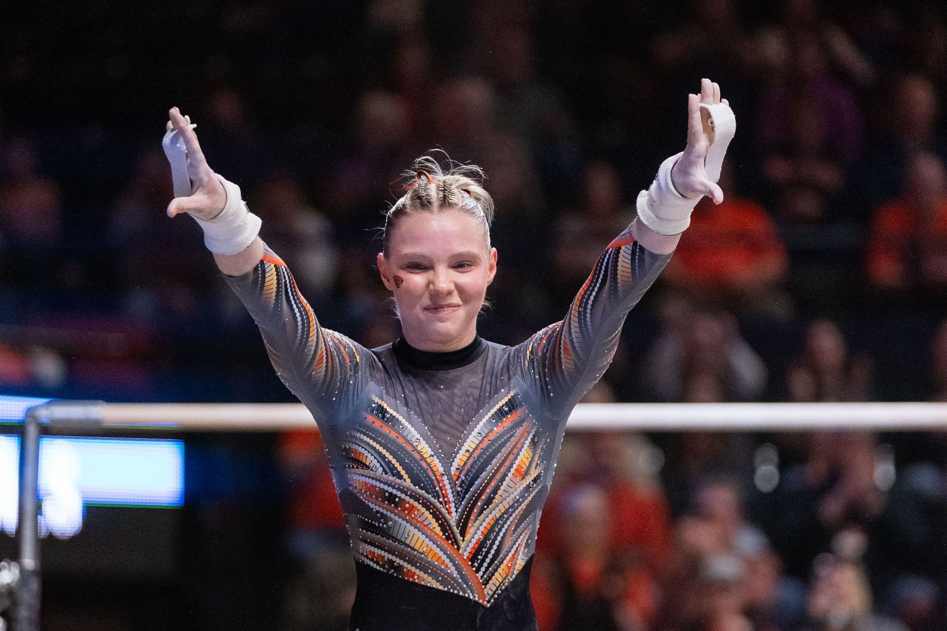 Jade Carey, the lone hopeful for the Oregon State Beavers [Image Source: Getty]