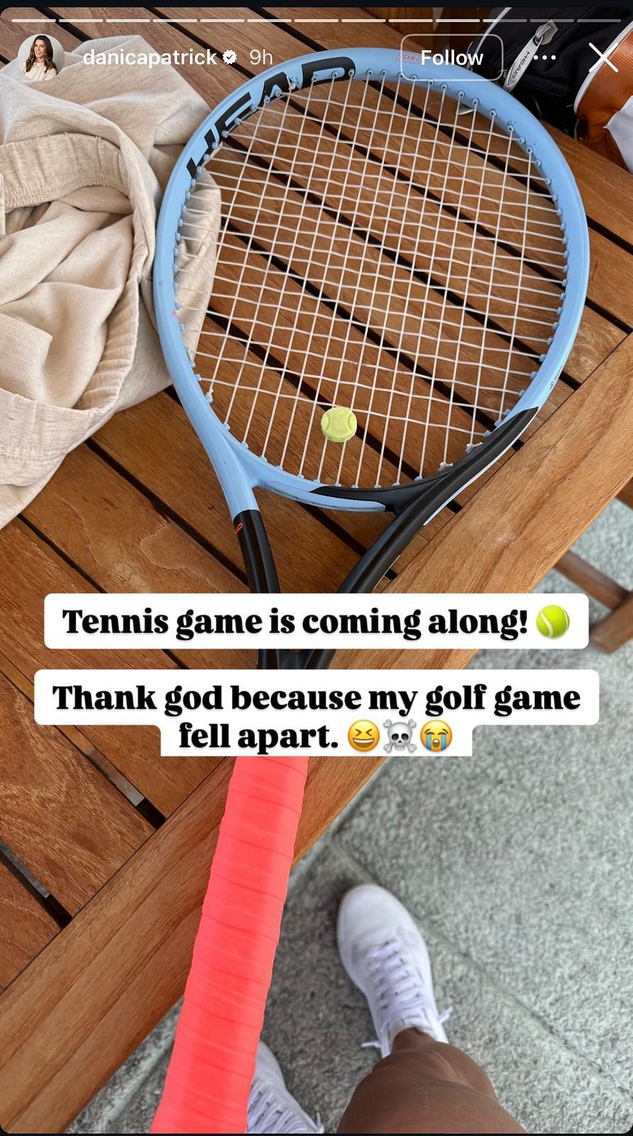 Danica Patrick&#039;s Instagram Story | Image via Instagram (@danicapatrick)