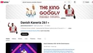 Screenshot of Danish Kaneria's YouTube page - Source: Danish Kaneria/YT