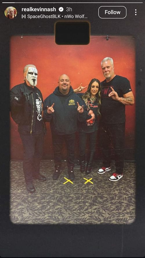 A screengrab of Kevin Nash's story [Credit: Instagram - @realkevinash]
