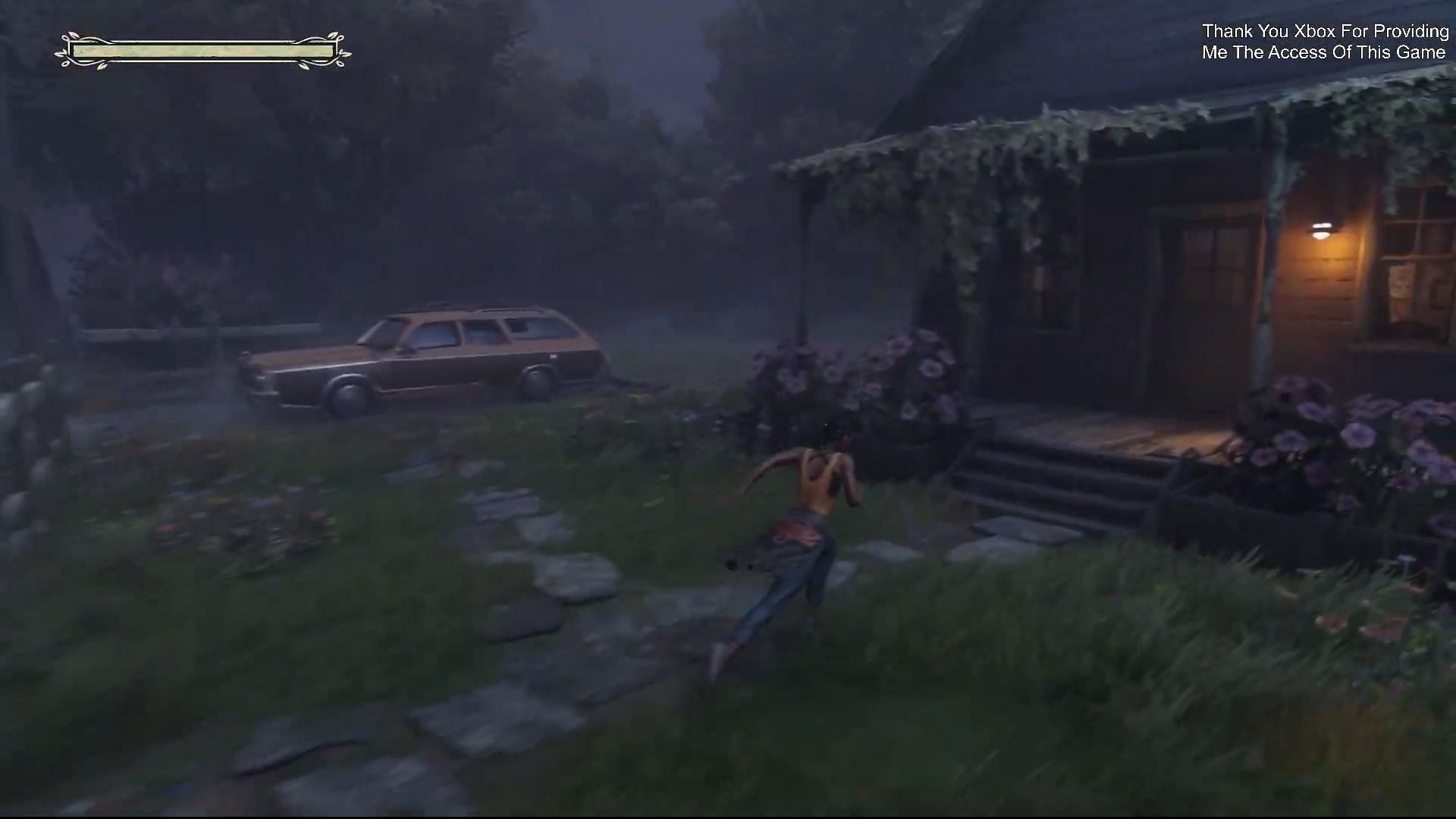Mrs. Pearle lives on the left side of the street, close to Hazel&#039;s house (Image via Xbox Game Studios || YouTube @Ditech Gaming)