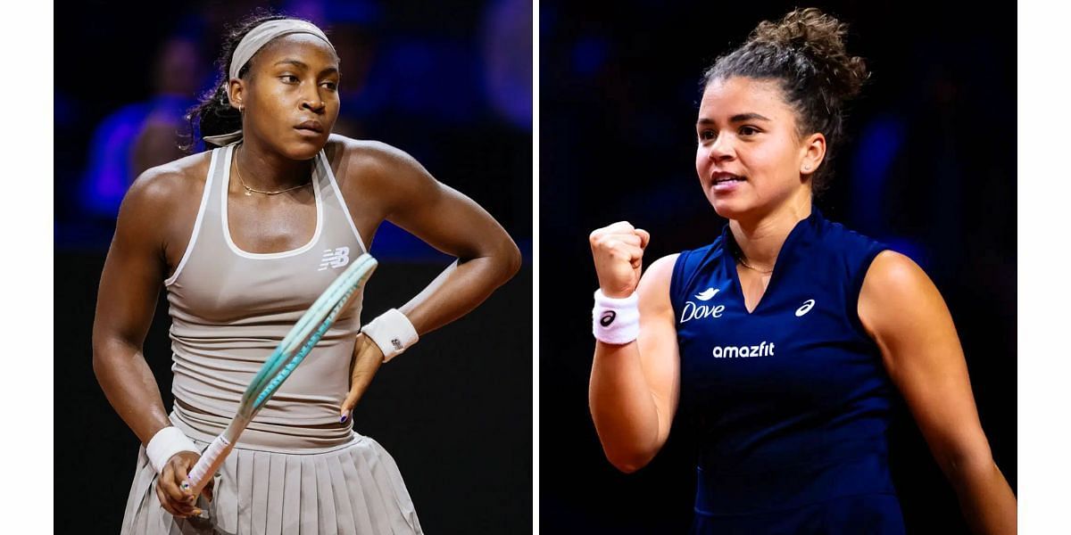 Coco Gauff (L) and Jasmine Paolini (R) (Image Source: Getty)