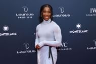 Shelly-Ann Fraser-Pryce في جوائز Laureus World Sports 2023 (مصدر الصورة: Getty)