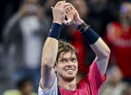 Andrey Rublev at the ATP Qatar ExxonMobil Open Final - Source: Getty