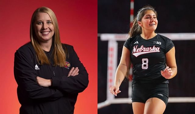 Nebraska Volleyball coach, Dani Busboom kelly and Lexi Rodriguez - Source: getty
