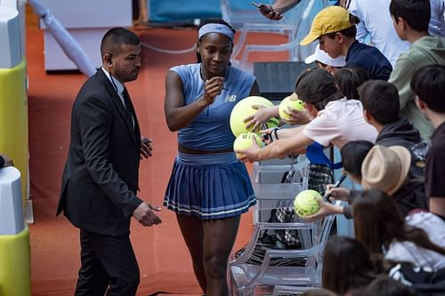 Coco Gauff pictured at the 2025 Madrid Open - Image Source: Getty