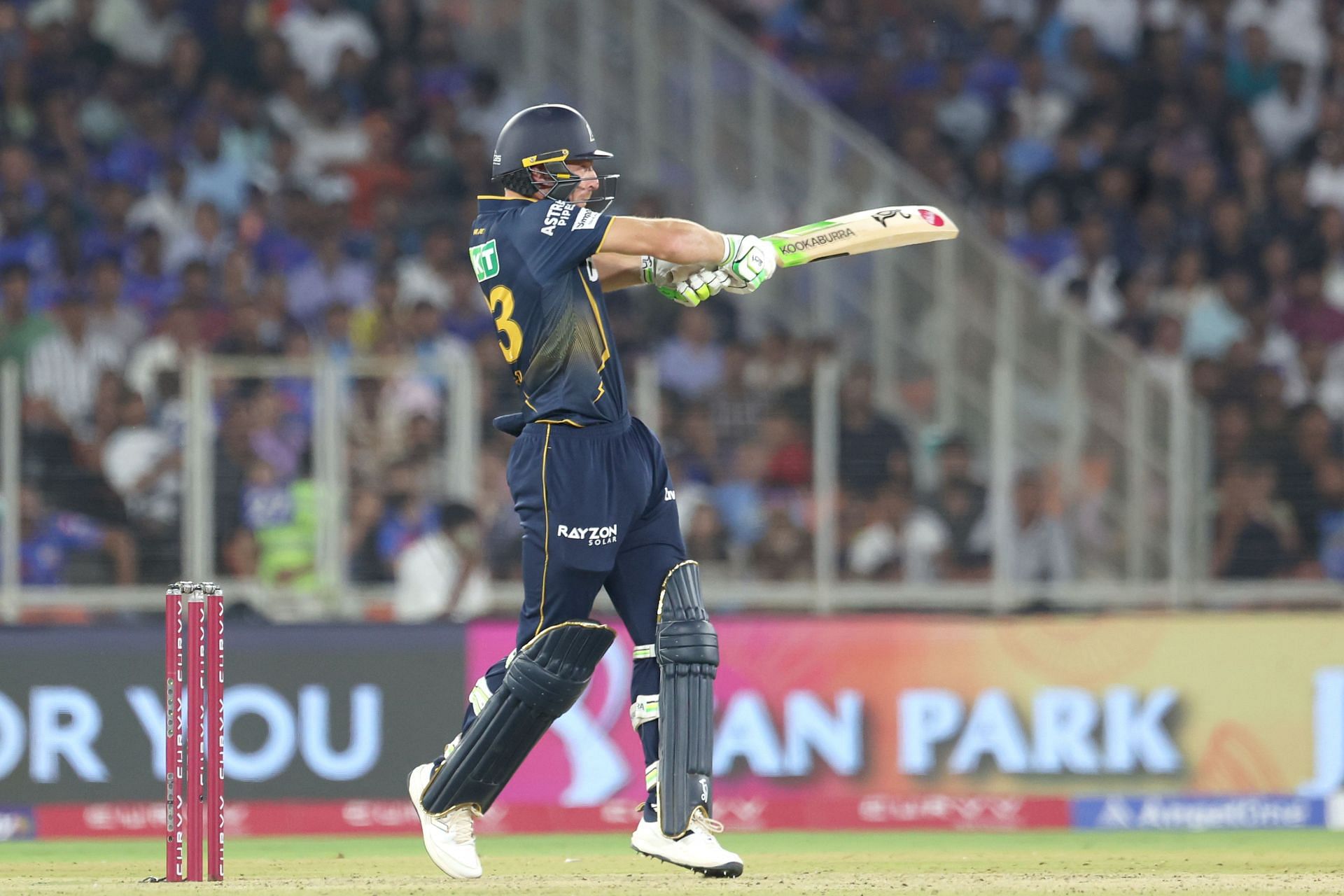 Jos Buttler&#039;s unbeaten half-century took GT to a second successive win in IPL 2025. [P/C: Getty]