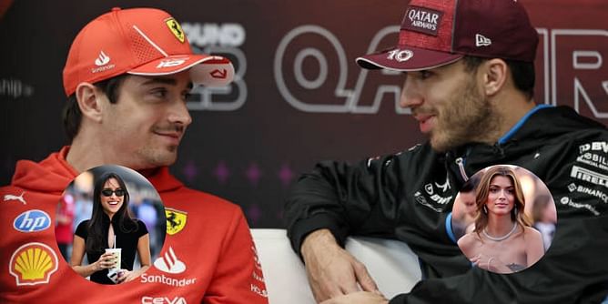 Charles Leclerc's girlfriend Alexandra Saint Mleux drops 2-word reaction on Pierre Gasly's partner's IG post