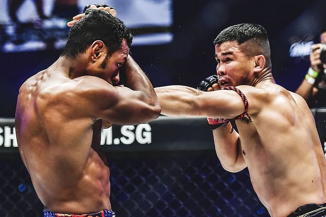 "Count not needed" - Fans feel the scientific power Muay Thai legend Nong-O uncorked on Felipe Lobo in Singapore duel