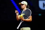Iga Swiatek at the Porsche Tennis Grand Prix 2025. (Photo: Getty)
