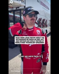 Louis Foster via IndyCar Instagram @Indycar
