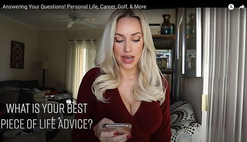 Still Taken from Paige Spiranac's YouTube channel_Image source: YouTube/@paigespiranac
