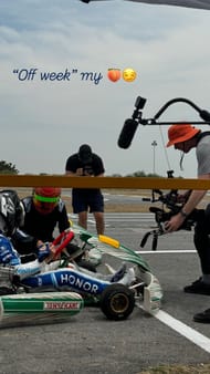 Julia Piquet's Instagram story on Daniel Suarez. Source : @Instagram/juliapiquet