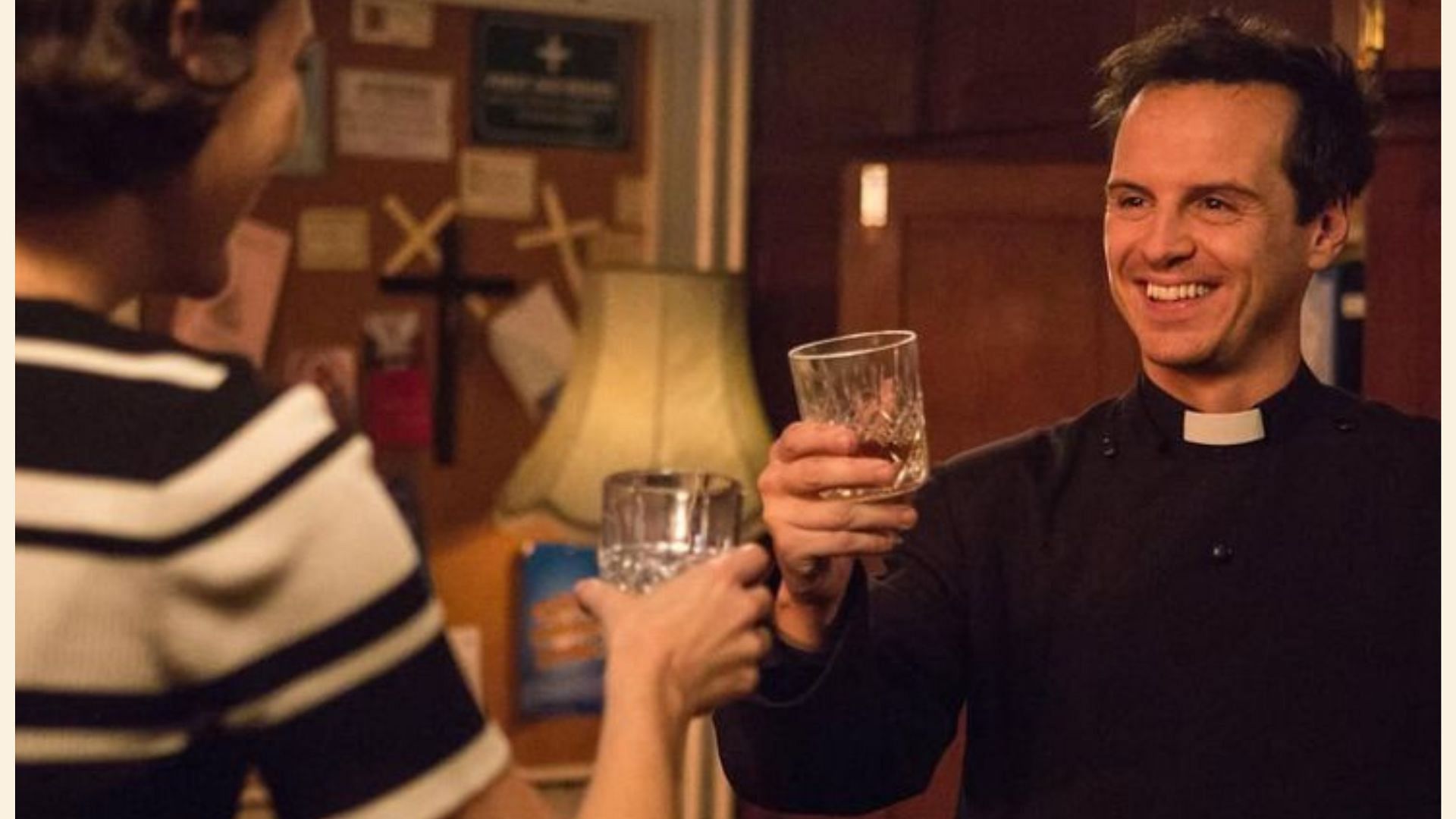 Andrew Scott as The Priest in Fleabag (Image via Instagram/@bbcfleabag)