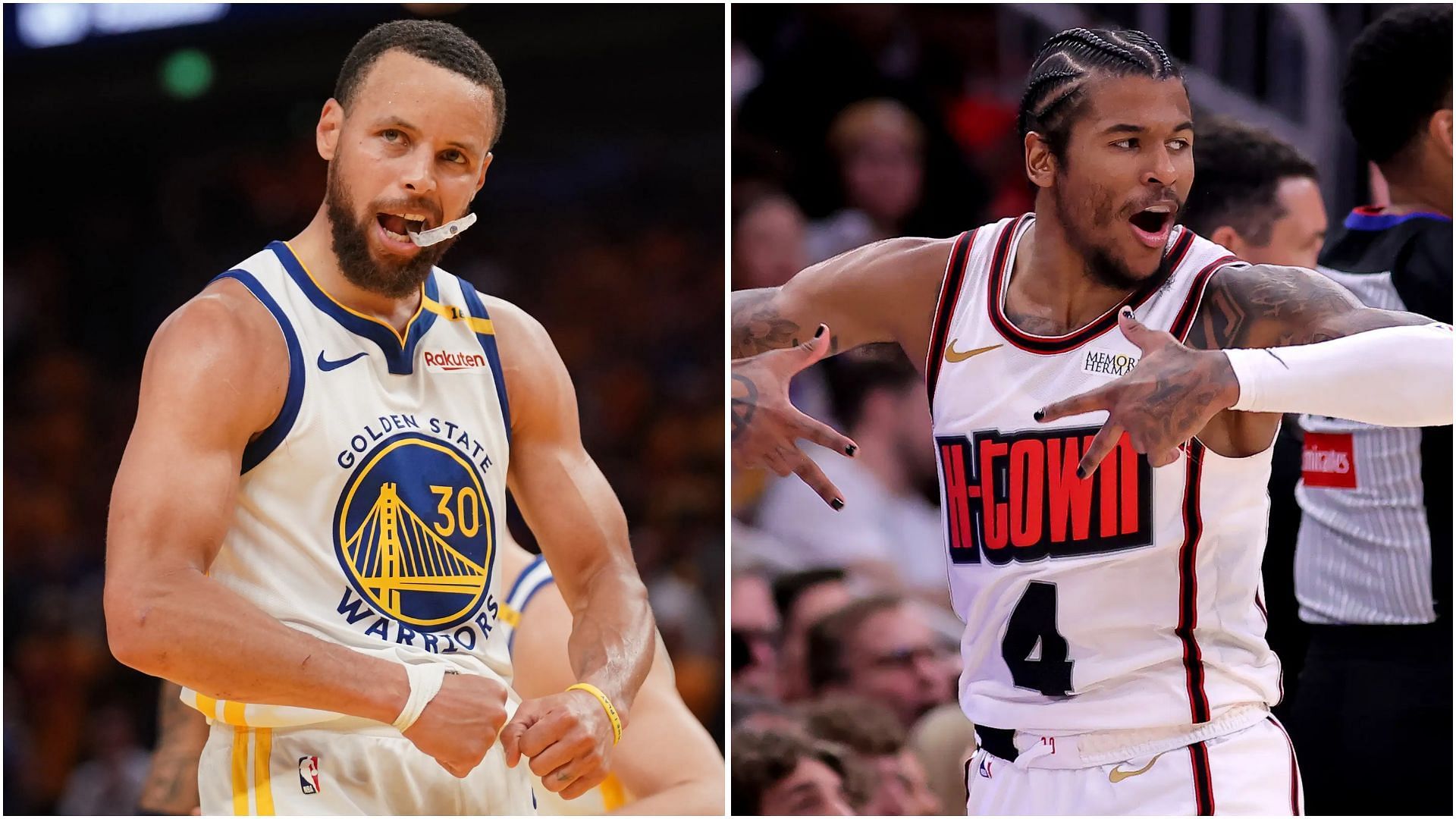 Golden State Warriors vs Houston Prediction and Betting Tips for April 20. (Photos: IMAGN)