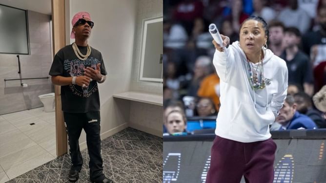 $6 Million rapper hypes up Dawn Staley, Gamecocks as South Carolina arrives in Tampa for Final Four game vs Texas