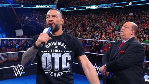 Roman Reigns has a different relationship with Paul Heyman than CM Punk. (Image Credit: WWE on X).
