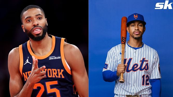 "Francisco Lindor has so much aura" - Fans react to Mets superstar exchanging jersey's with Knicks' Mikal Bridges
