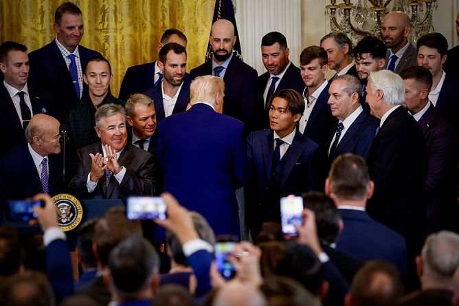 5 hilarious moments from Dodgers' visit to Donald Trump at White House ft. Yoshinobu Yamamoto looking 'puzzled'