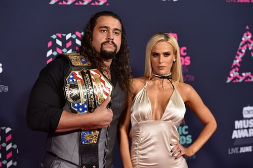 Rusev and Lana at an award show - Source: Getty