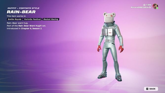 How to get the Rain-Bear skin in Fortnite