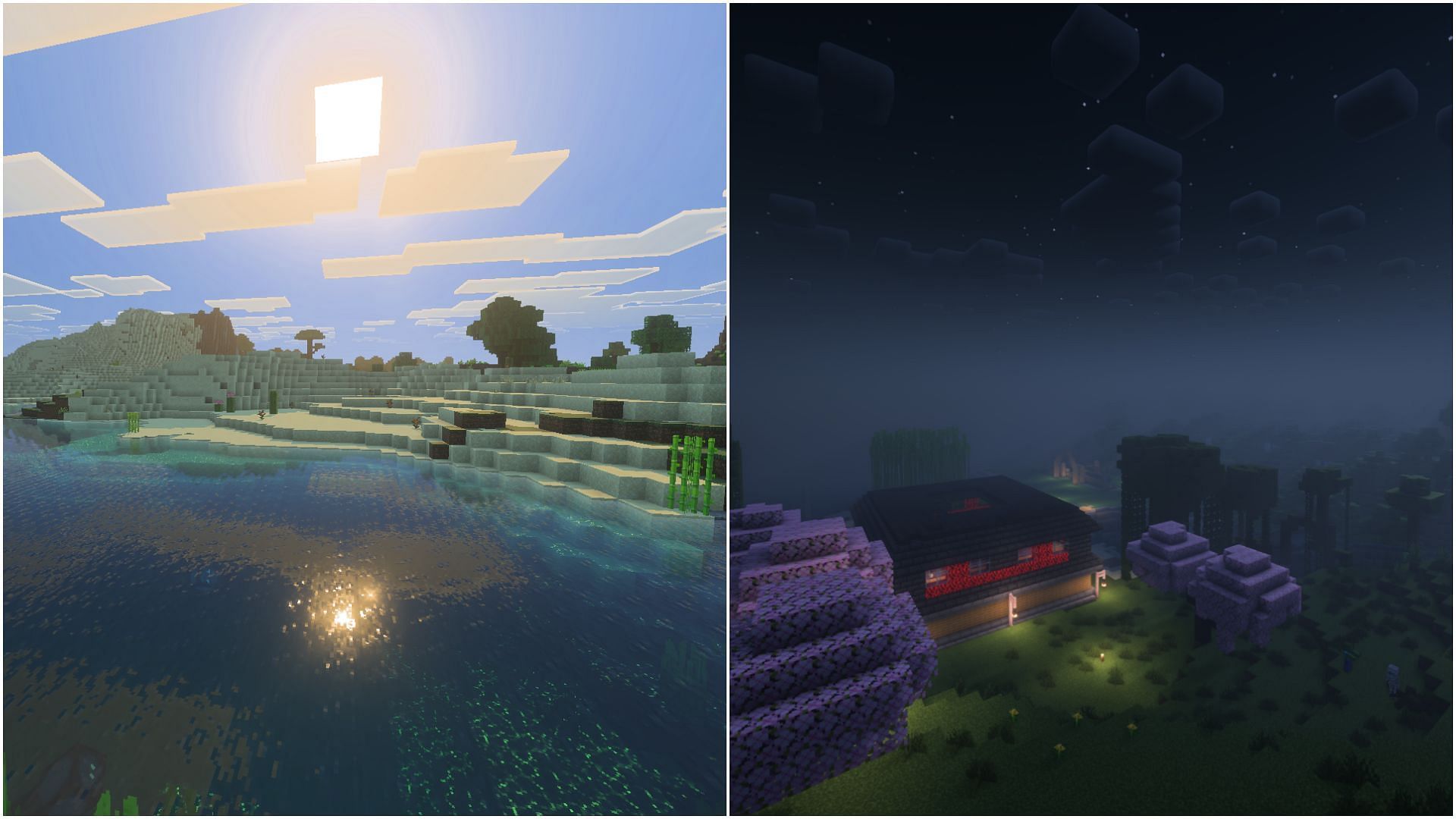 Code changes in Java Edition for Vibrant Visuals could cause issues for third-party shader mods. (Image via Sportskeeda Gaming || Mojang Studios)