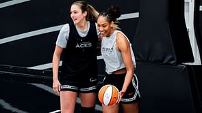 A'ja Wilson shows love to her front court partner Elizabeth Kitley with cute nickname