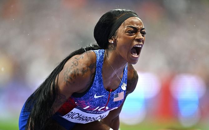 Sha'Carri Richardson drops 1-word reaction as her billboard in the UK leaves a fan gushing