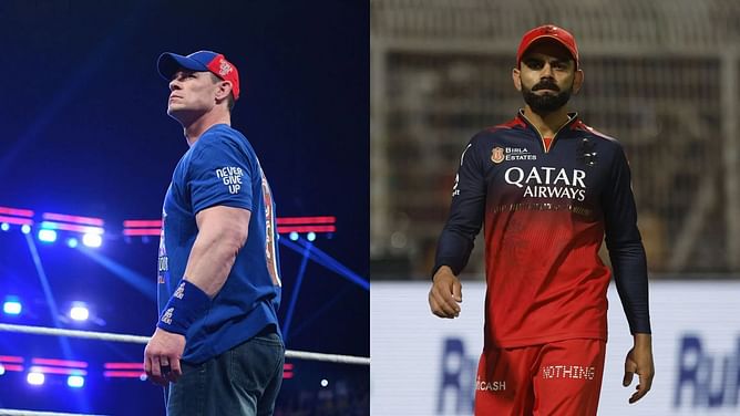 John Cena posts picture of Virat Kohli recreating iconic 'You can't see me' gesture amid IPL 2025 [In Picture]