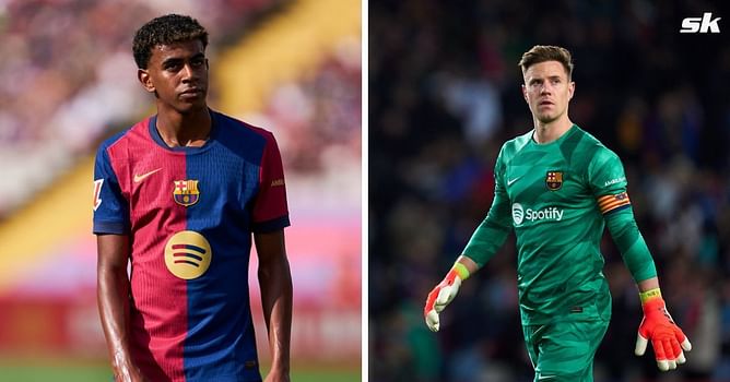 Marc-Andre ter Stegen explains why he has not asked for Barcelona teammate Lamine Yamal’s shirt to hang it on his wall yet