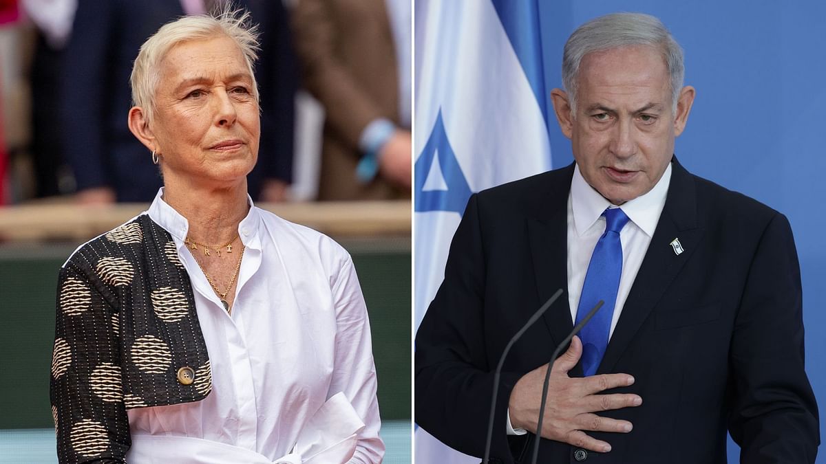 Martina Navratilova slams Israel Prime Minister Netanyahu's 'genocidal' strategy in Gaza amid Palestine war