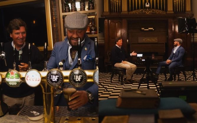 Photos: Conor McGregor teases Tucker Carlson interview with luxury flex and cryptic message