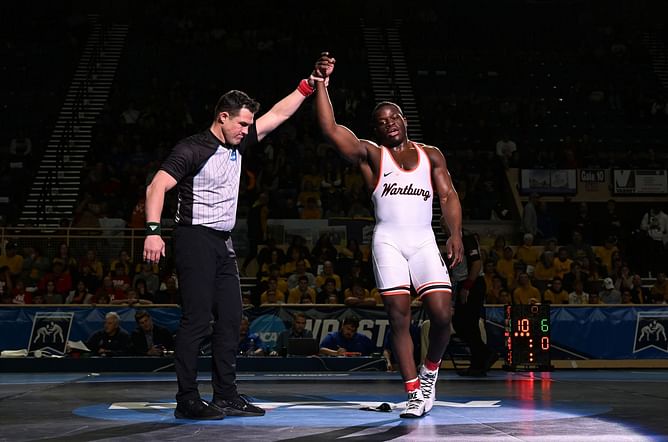 Iowa wrestling transfer Massoma Endene makes his feelings known on why he chose the program