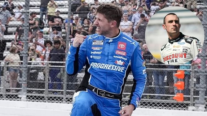 “It’s starting to get on my nerves”: Denny Hamlin calls out Team Penske's Austin Cindric for being a ‘repeat offender’